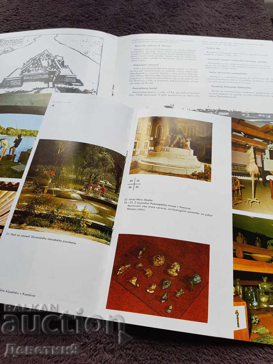 Livrarea Komárno și împrejurimi - Pliant publicitar, anul 1974