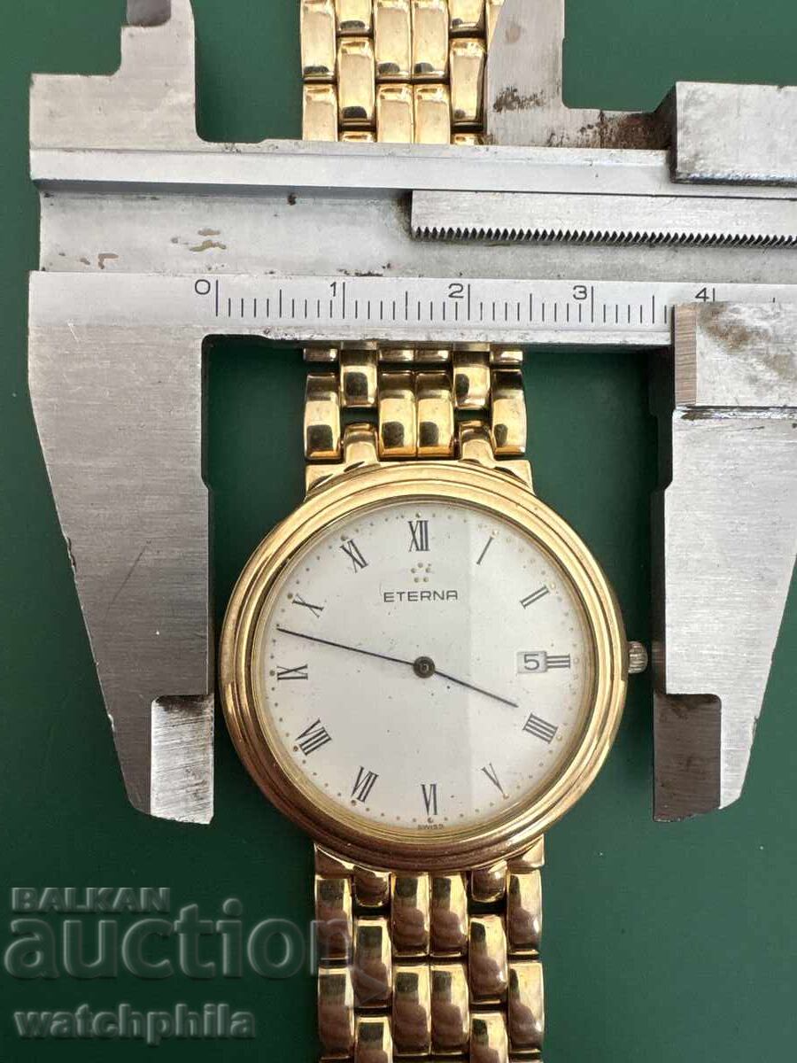 Eterna Swiss Gold-Plated Men's Watch. Rare - 5