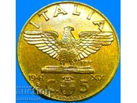 5 centesimi 1941 Italia centesimi alamă