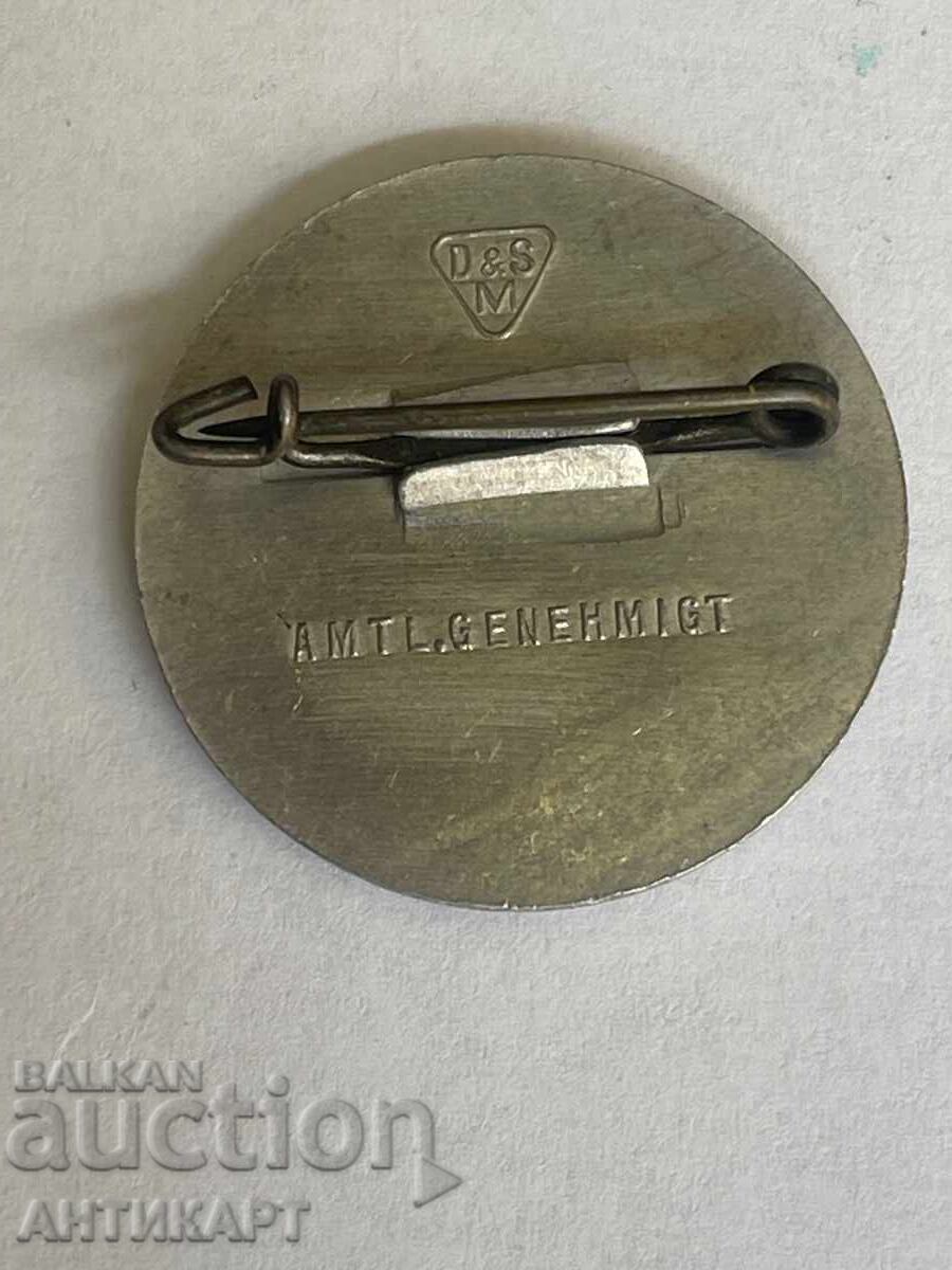 Rar insignă insignă Al Treilea Reich Germania Adolf Hitler cu preț € 26.00 | 50.85 BGN