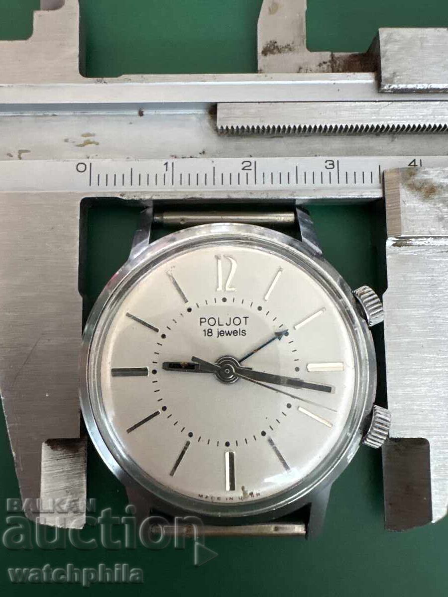 Livrarea Ceas de bărbați sovietic Poljot clopoțel. Rar. Funcționează