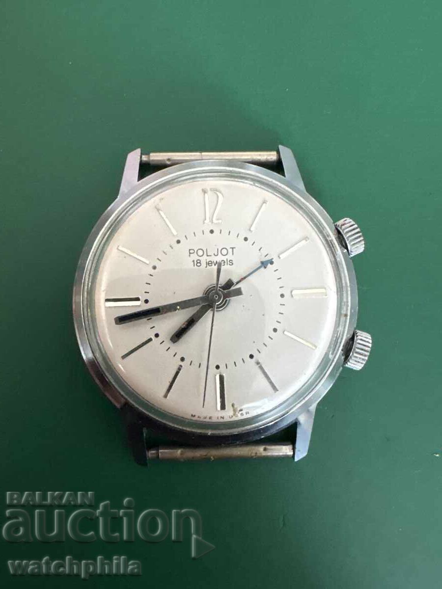 Ceas de bărbați sovietic Poljot clopoțel. Rar. Funcționează