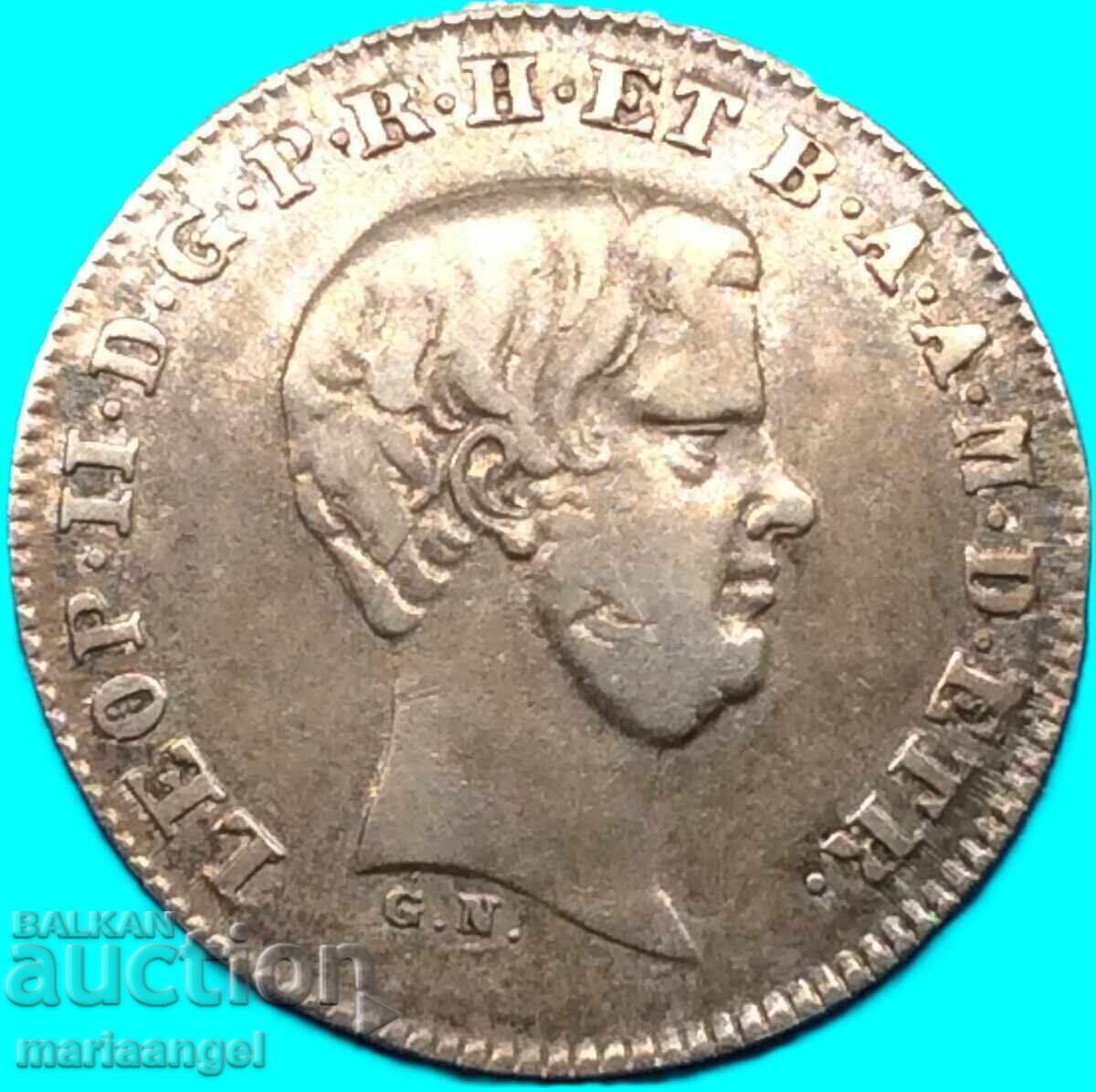 1/2 Paolo 1857 Italia Florența Leopoldo d'Lorena Patina