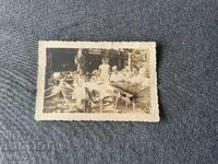 Old photo Sofia tavern "Macedonia" 1930