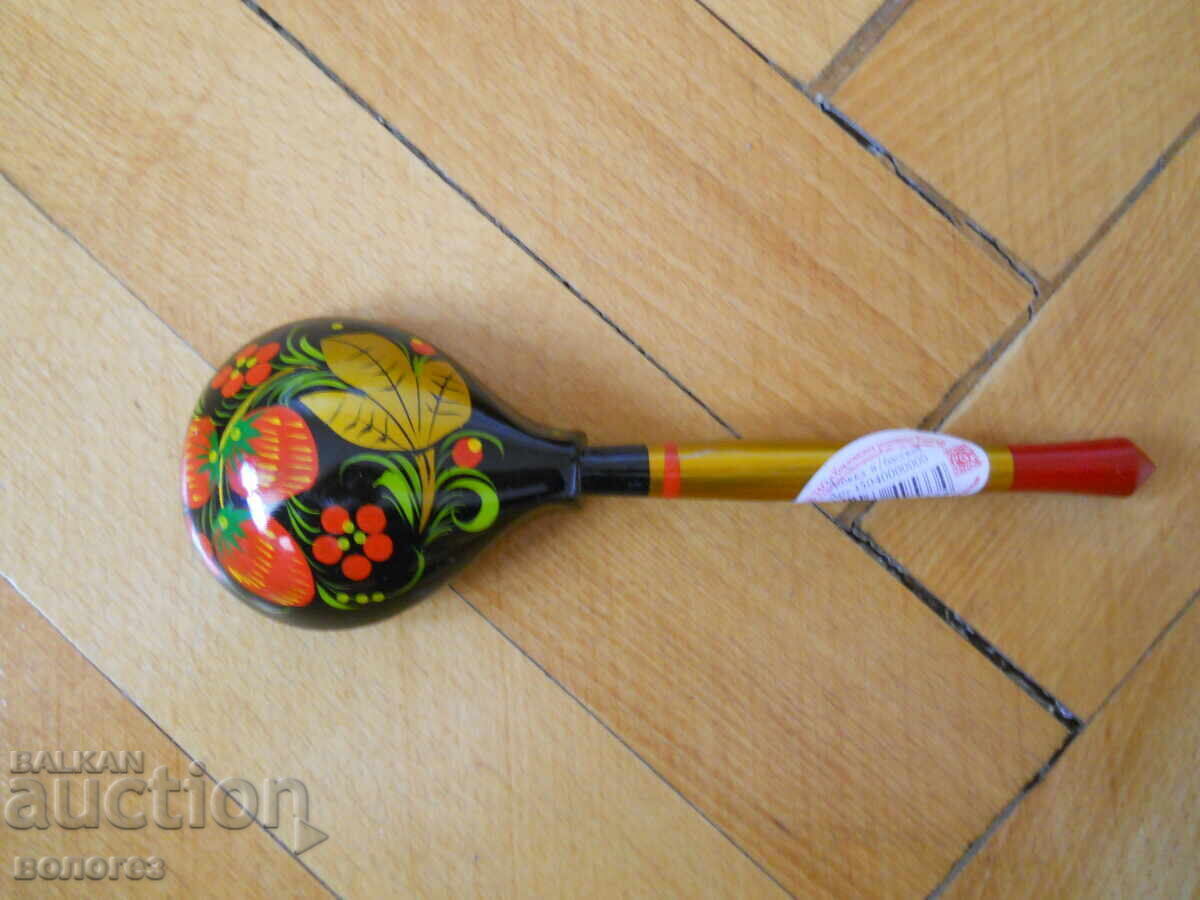 Lingură de lemn "hohlomă" - URSS (pictată manual) cu preț € 7.70 | 15.06 BGN