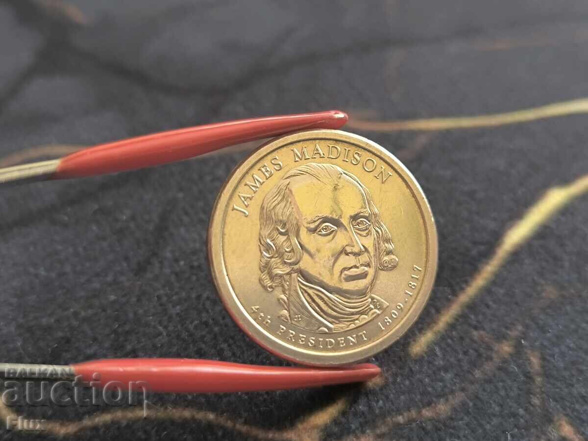 Νόμισμα - ΗΠΑ - 1 δολάριο (Τζέιμς Μάντισον) UNC | 2007