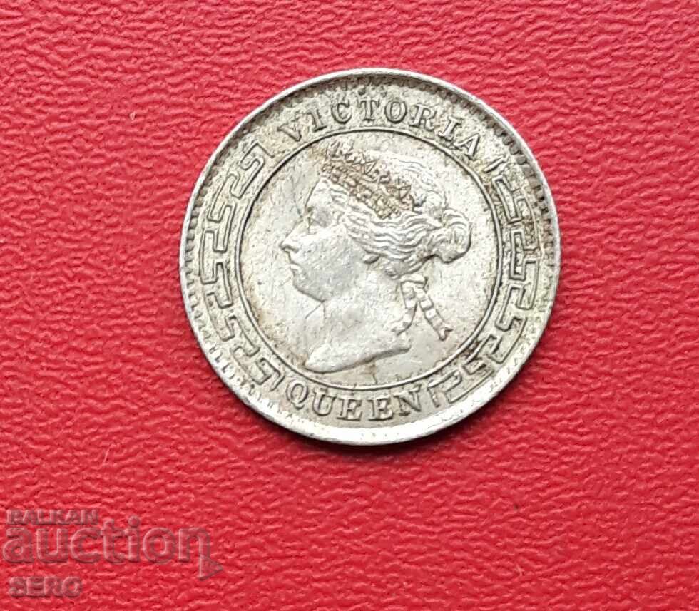 Κεϋλάνη-10 σεντς 1893-ασημένιο-σπάνιο με τιμή € 11.01 | 21.53 BGN