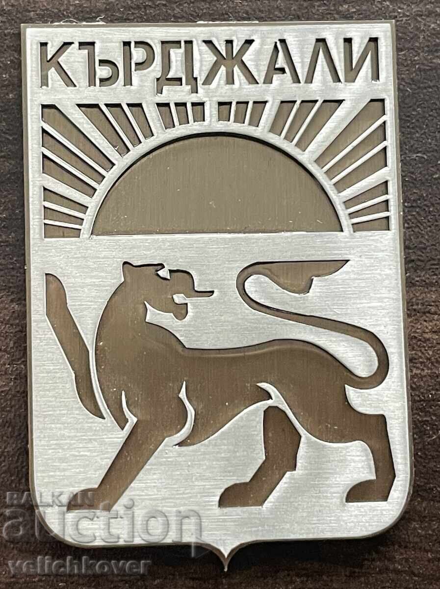 43122 Bulgaria coat of arms sign city Kardzhali 90s with price € 8.00 | 15.65 BGN