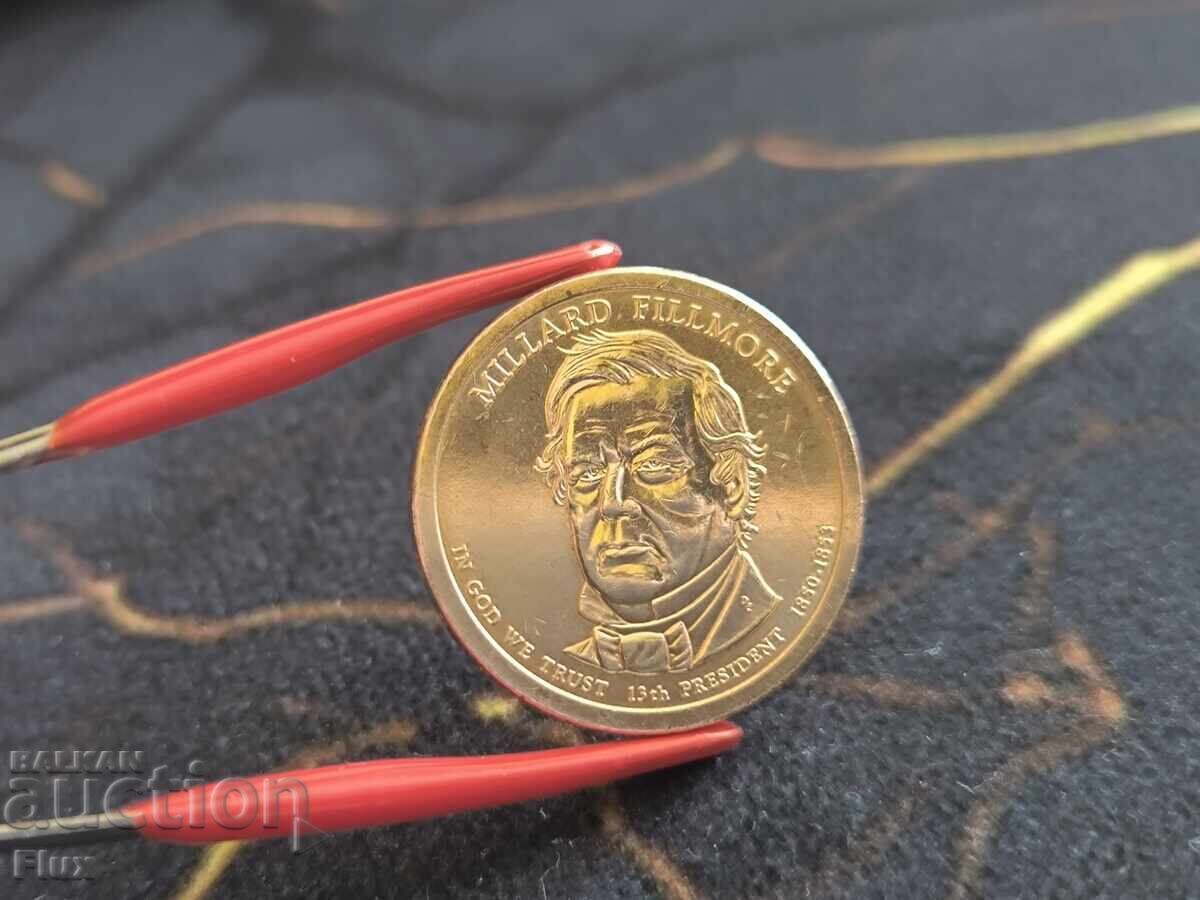 Monedă - SUA - 1 dolar (Millard Fillmore) UNC | 2010