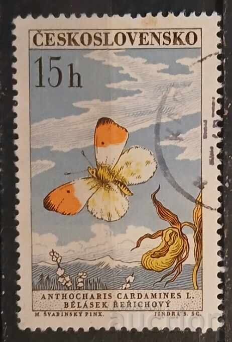 Cehoslovacia 1961 Faună/Fluturi