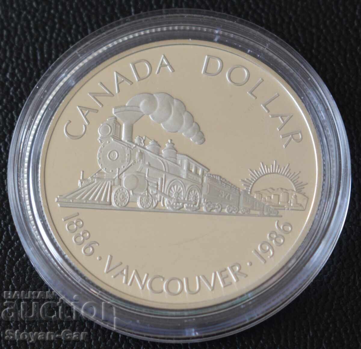 Καναδάς Ασημένιο Δολάριο 100 χρόνια Βανκούβερ, 23.33 γρ. 0.500