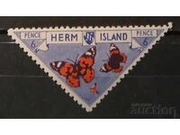 Γκέρνsі/Γκέρνsі/Νήσος Χερμ 1954 Πανίδα/Πεταλούδες MNH