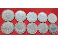 Λοτ 10 τεμαχίων, 5 λέβα έκαστο, Φερδινάντο