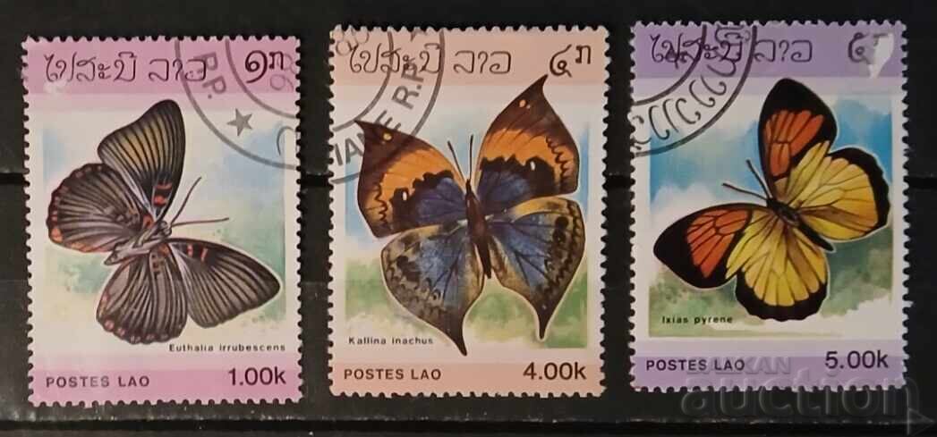 Laos 1986 Fauna/Butterflies