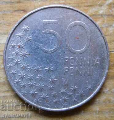 50 penni 1991 - Finlanda