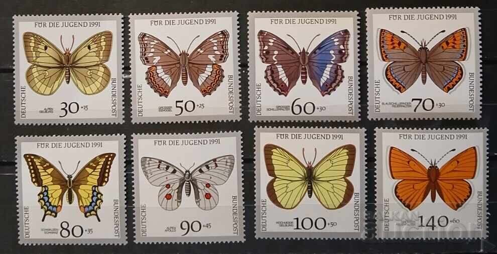Germania 1991 Faună/Fluturi MNH Germania 1991 Faună/Fluturi MNH