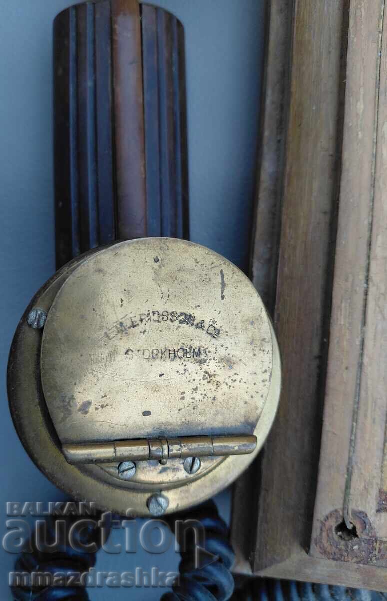 100-year-old wall phone - 6