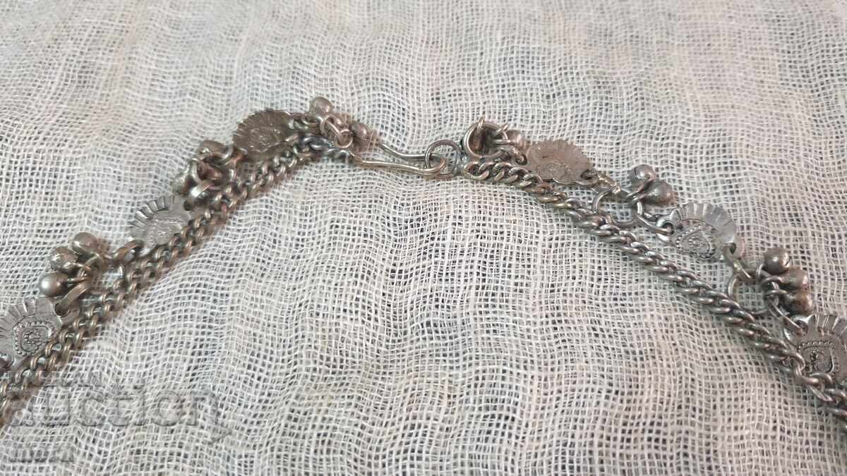 Auction Massive antique necklace, hand-inlaid Auction Massive antique necklace, hand-inlaid