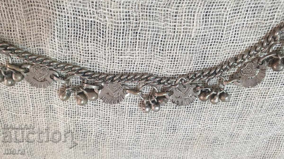 Massive antique necklace, hand-inlaid - 7 Massive antique necklace, hand-inlaid - 7