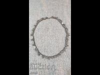 Μαζικό αντίκα κολιέ, χειροποίητο ένθετο