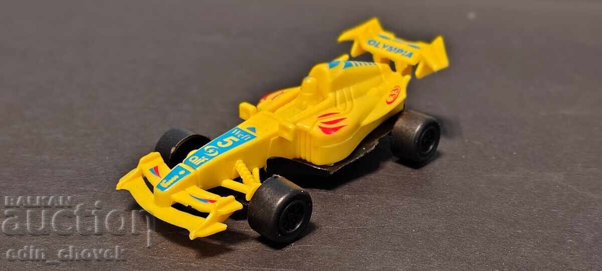 Пластмасова количка формула с инерционен механизъм