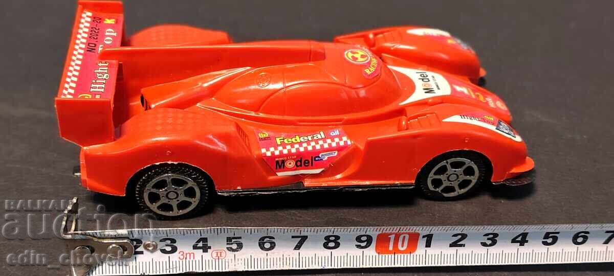 Δημοπρασία Πλαστικό αυτοκινητάκι σπορ με μηχανισμό οπισθοδρόμησης με σχοινί