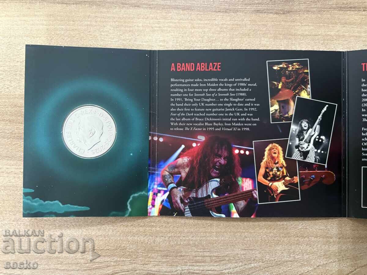 Great Britain - 5 Pounds (2025) - Iron Maiden (Cu-Ni) - 5 Great Britain - 5 Pounds (2025) - Iron Maiden (Cu-Ni) - 5