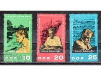 1965. ГДР. 90-годишнината от рождението на Алберт Швайцер.