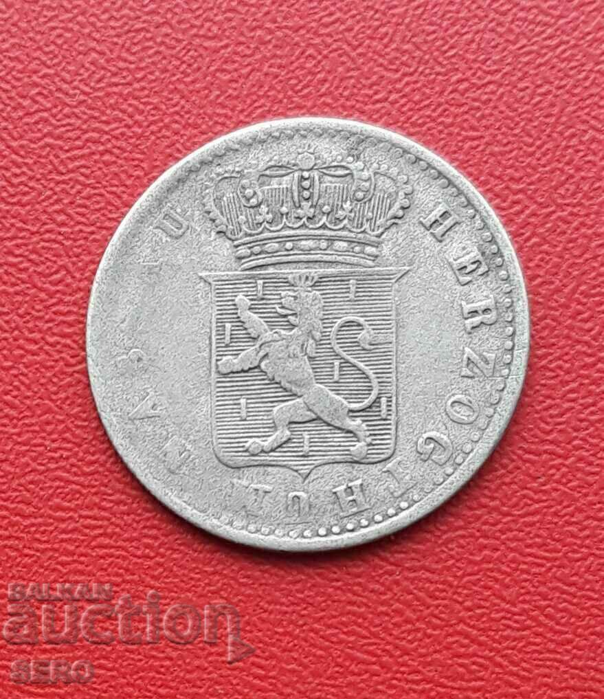 Γερμανία-Νασάου-6 Kreuzer 1841-σπάνιο και διατηρημένο με τιμή € 12.00 | 23.47 BGN
