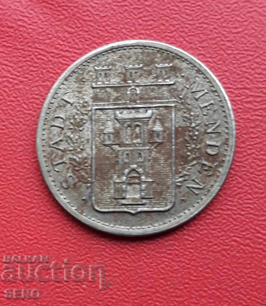 Германия-С.Рейн-Вестфалия-Менден-10 пфенига 1919 Германия-С.Рейн-Вестфалия-Менден-10 пфенига 1919