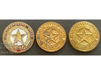 1899 Βουλγαρία 3 σήματα προσχέδια Ποδοσφαιρικός Σύλλογος ΤΣΣΚΑ Σεπτέμβρη