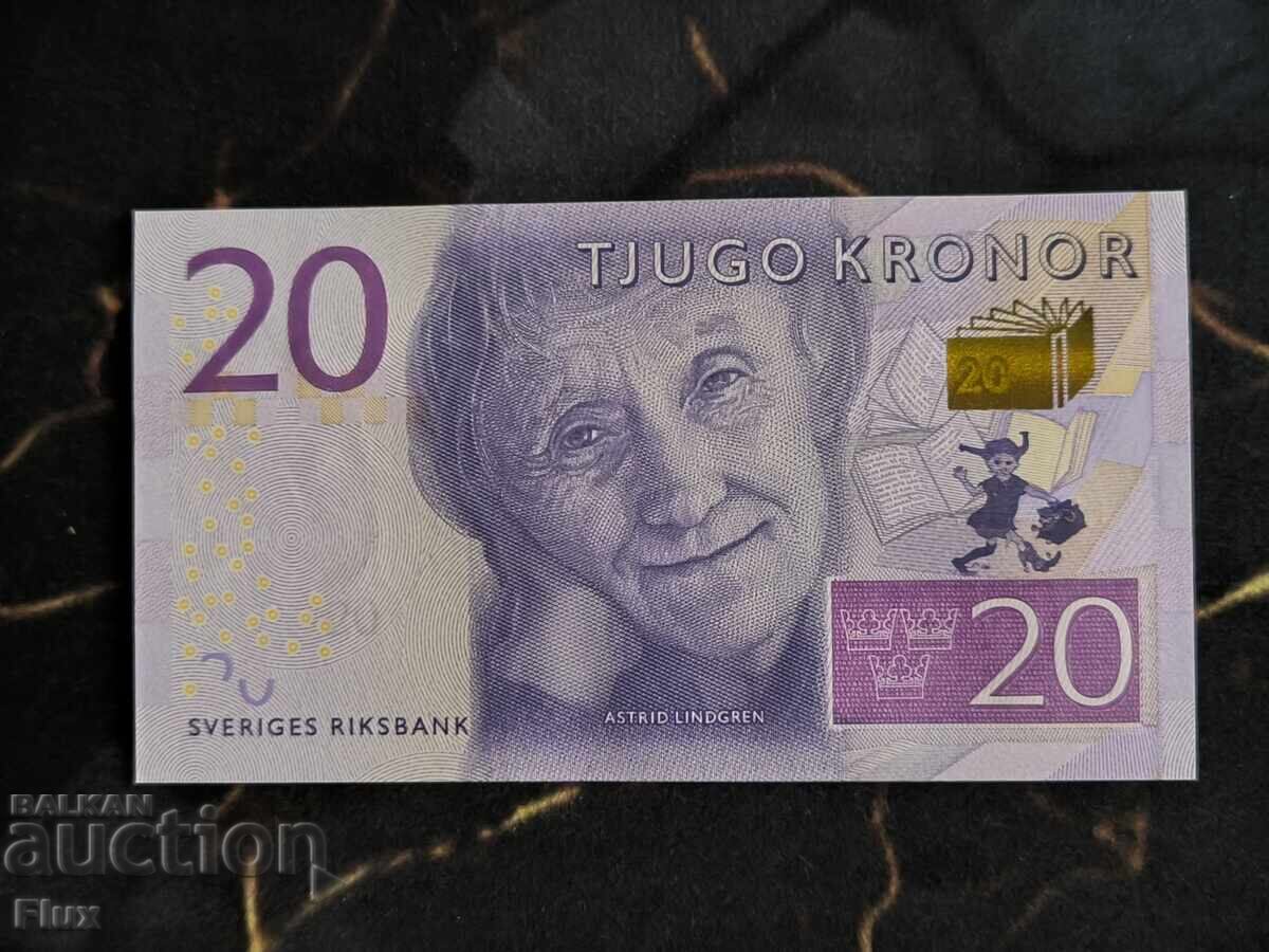 Banknote - Sweden - 20 Kronor UNC | 2015 Banknote - Sweden - 20 Kronor UNC | 2015