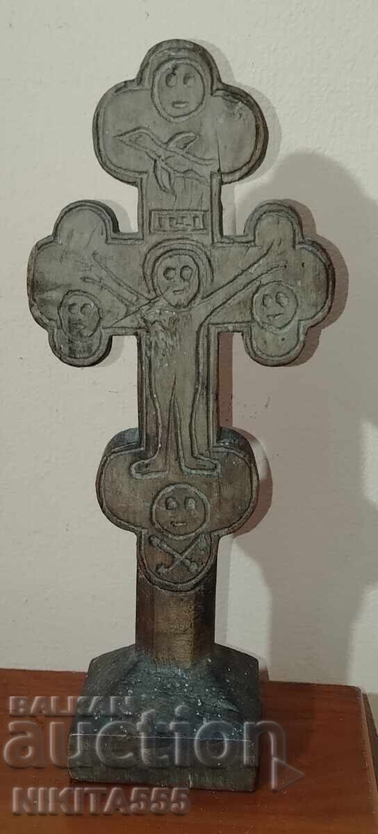 Old wooden bread stamp - Prosfor 2