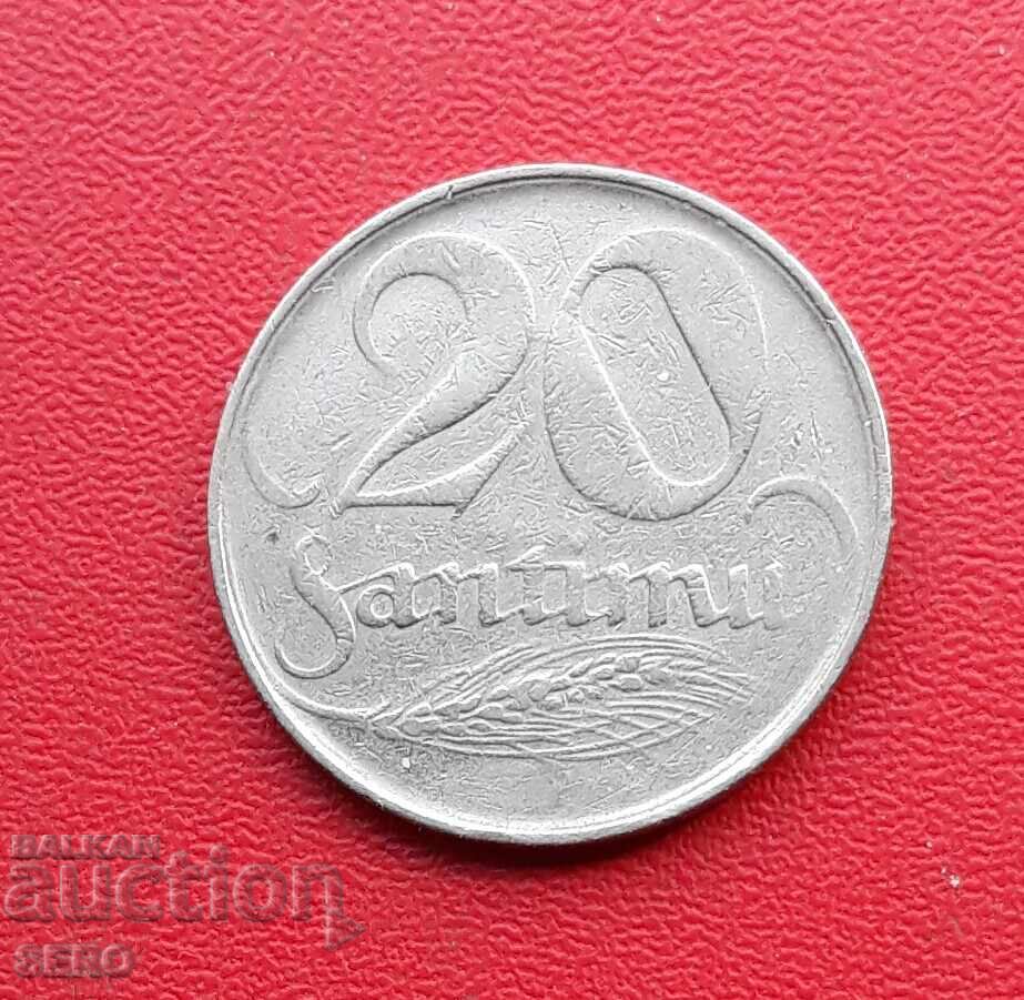 Λεττονία - 20 σάντιμι 1922 Λεττονία - 20 σάντιμι 1922