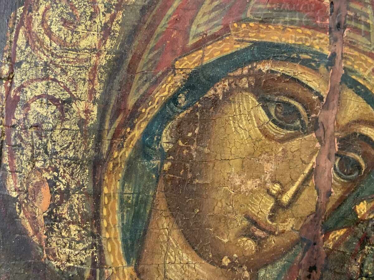 Veche icoană secolul 18-19 30/26 cm Școala de la Athos cu preț € 27.00 | 52.81 BGN