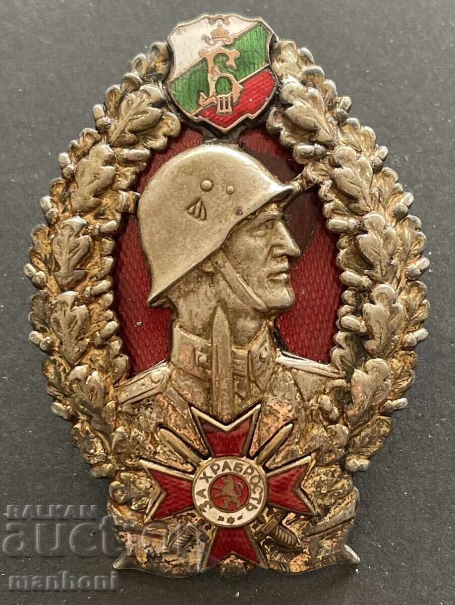 6387 Kingdom of Bulgaria honorary badge of the Bulgarian Infantry officers 6387 Kingdom of Bulgaria honorary badge of the Bulgarian Infantry officers