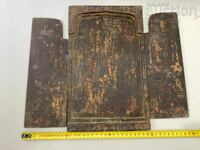 Veche icoană bulgărească renascentistă, secolul al XIX-lea, triptic, Târgoviște