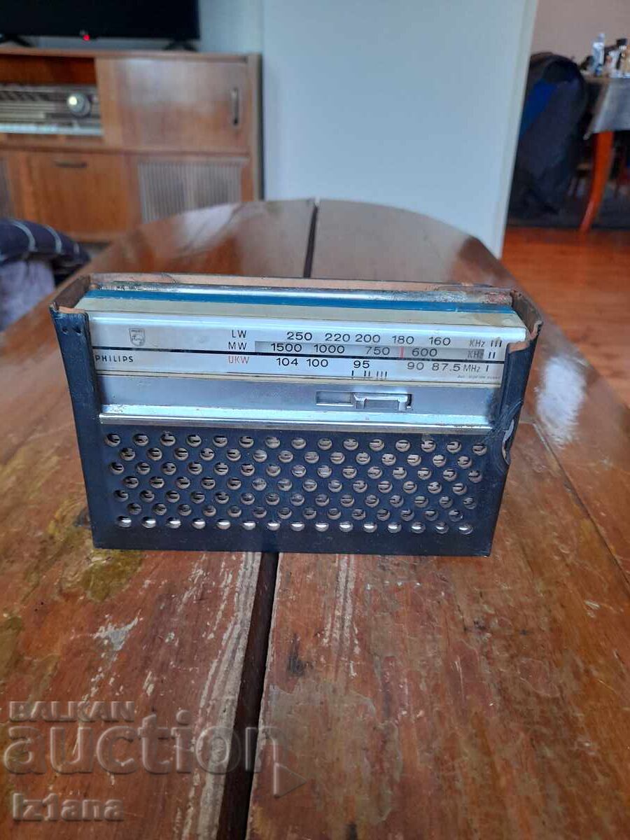 Παλιό ραδιόφωνο, ραδιοφωνικός δέκτης Philips, Philips