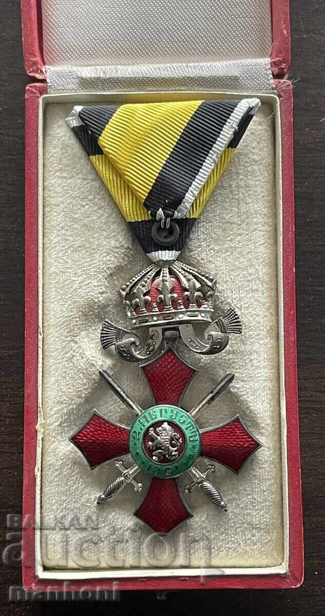 Δημοπρασία 6393 Βασίλειο Βουλγαρίας Τάγμα Στρατιωτικής Αξίας V βαθμού. Με στέμμα Δημοπρασία 6393 Βασίλειο Βουλγαρίας Τάγμα Στρατιωτικής Αξίας V βαθμού. Με στέμμα