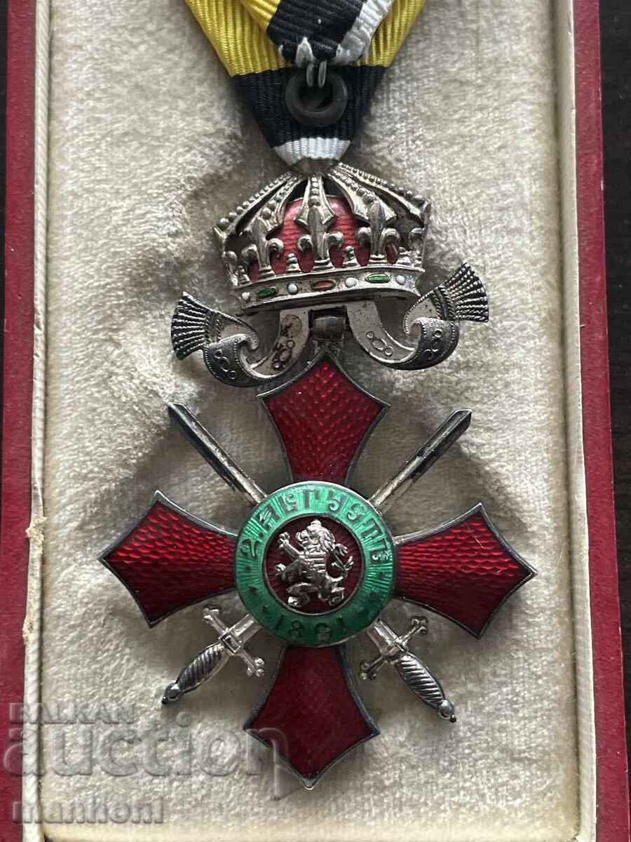 6393 Βασίλειο Βουλγαρίας Τάγμα Στρατιωτικής Αξίας V βαθμού. Με στέμμα - 5 6393 Βασίλειο Βουλγαρίας Τάγμα Στρατιωτικής Αξίας V βαθμού. Με στέμμα - 5