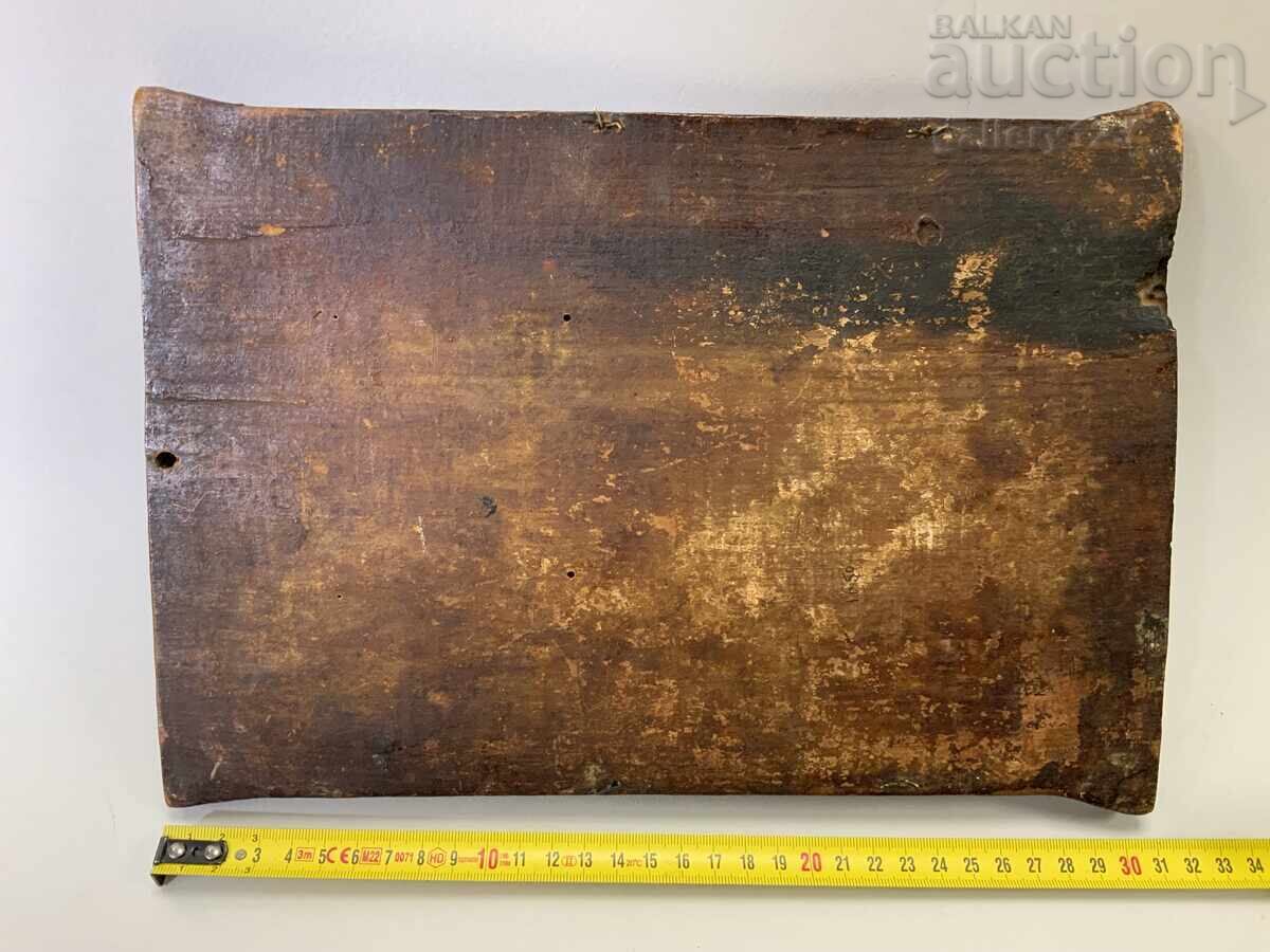 Veche icoană bulgărească secolul 18-19 centru Târnova 31-23cm - 7