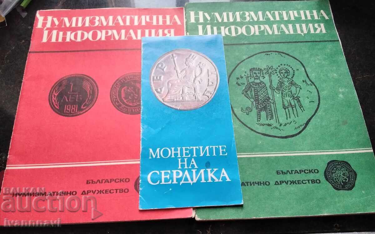 Informații numismatice + broșura monedele Serdica