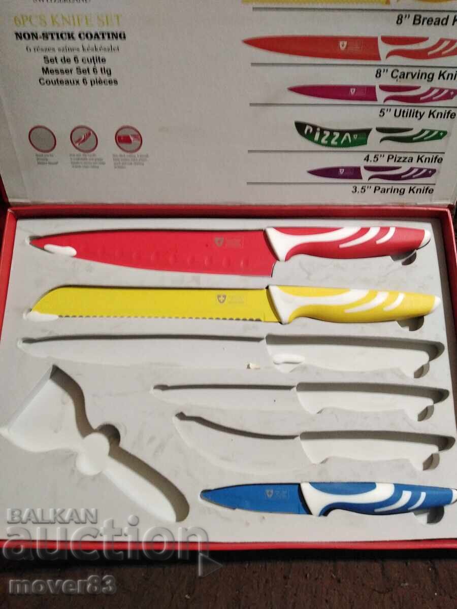 Kitchen knives. New with price € 2.50 | 4.89 BGN