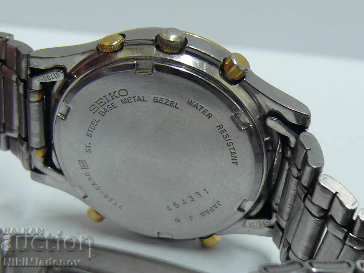 SEIKO SEĬKO ΧΡΟΝΟΓΡΑΦΟΣ QUARTZ Ανδρικό ρολόι χειρός, λειτουργικό - 13 SEIKO SEĬKO ΧΡΟΝΟΓΡΑΦΟΣ QUARTZ Ανδρικό ρολόι χειρός, λειτουργικό - 13