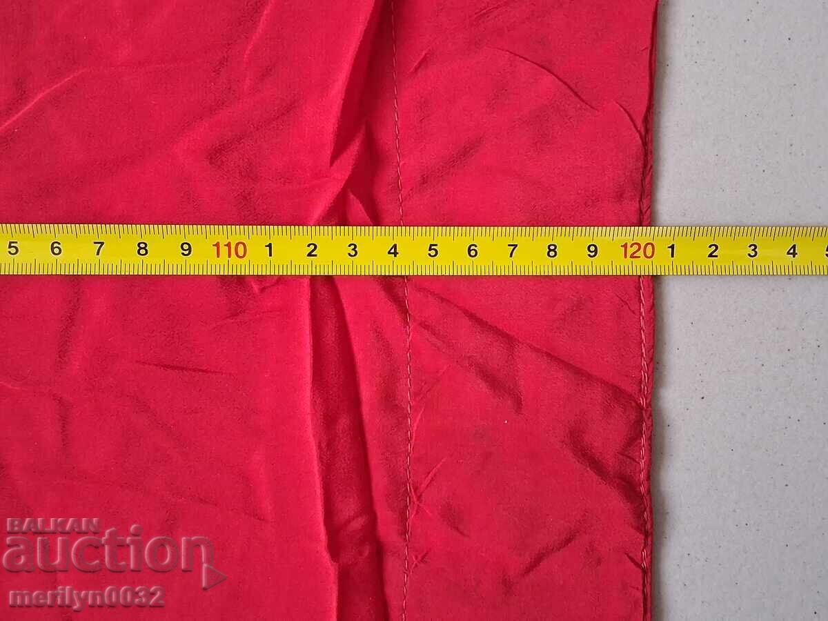 Livrarea Steag banner propagandă socialistă mătase BKP DKMS NRB Livrarea Steag banner propagandă socialistă mătase BKP DKMS NRB