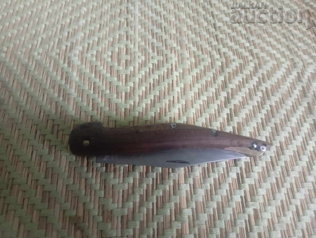 Πτυσσόμενο μαχαίρι με ξύλινη λαβή – χειροποίητη κατασκευή - 6 Πτυσσόμενο μαχαίρι με ξύλινη λαβή – χειροποίητη κατασκευή - 6