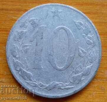 10 Halers 1954 - Czechoslovakia 10 Halers 1954 - Czechoslovakia