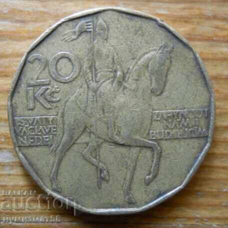 20 kroner 1993 - Czech Republic 20 kroner 1993 - Czech Republic