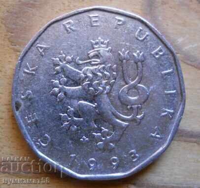 2 κορώνες 1993 - Τσεχία με τιμή € 0.30 | 0.59 BGN