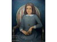 Andrei Lekarski - Portrait of a Girl, Oil Painting
